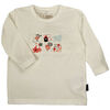T-shirt enfant Name it T-Shirt B&eacute;b&eacute; Fille NIVITA Blanc Ecru Blanc