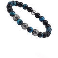 Bracelets Sixtystones Bracelet Homme Perles ?il Tigre Bleu -18cm Bleu Grenoble