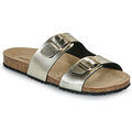 Mules femme sur Grenoble : Mules Geox D35LSL000BNC2012 Dor&eacute;
