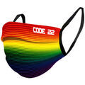 Maillots de corps Code 22 Masque protection mixte C22 rouge Code22 Rouge