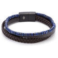 Bracelets Sixtystones Bracelet Heishi Jaspe Gris Mouchet&eacute;-Medium-18cm Noir Grenoble