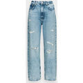 Jeans boyfriend Only - Jean boyfriend destroy - bleu Grenoble