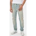 Jeans Kaporal - Jean slim d&eacute;lav&eacute; - bleu clair Bleu Grenoble