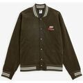 Veste Nike - Veste teddy en velours c&ocirc;tel&eacute; - kaki Kaki