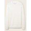 Pull Tom Tailor - Pull col rond - blanc