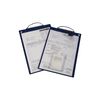Lot sac d'application eichner 1 carton(s) de 10 pi&egrave;ce(s) sac application fermeture velcro et 2 compartiments a4 bleu - eichner