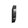 Porte-prospectus durable 1 pi&egrave;ce(s) porte-prospectus h1115xl240xp135mm nb casiers 12 noir - durable