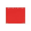 Pochette transparente magn&eacute;tique tarifold 1 carton(s) pochette transparente magn&eacute;tique l265xh315mm rouge - tarifold