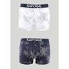 Slips Kaporal - Pack de 2 Boxers - blanc et marine Blanc