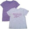 T-shirt enfant Reebok Sport Junior - Lot de 2 t-shirts - violet et blanc