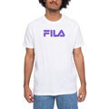 Tee-shirts sur Grenoble : T-shirt Fila - T-shirt manches courtes - blanc