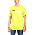 Tee-shirts sur Grenoble : T-shirt Fila - T-shirt manches courtes - jaune citron