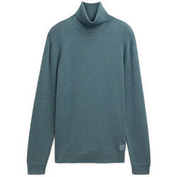 Pull Tom Tailor - Pull col roul&eacute; - bleu jean Bleu