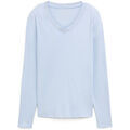 Tee-shirts sur Grenoble : T-shirt Tom Tailor - Top manches longues - bleu ciel