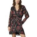 Robes sur Grenoble : Robe Kaporal - Robe cache c?ur - bordeaux et noire Noir