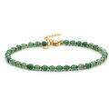 Bracelets Sixtystones Sixty Stones - 60 - Cha&icirc;ne Cheville -25 cm Vert