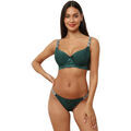 Rembourr&eacute;s La Modeuse Ensembles lingerie pour femme - Vert fonc&eacute; - Vert Grenoble