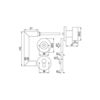 Garniture pour portes coupe-feu nw-443-2 acier inoxydable 60 d/k 1 pi&egrave;ce(s) garniture pour portes coupe-feu nw-443-2 acier inoxydable 60 d/k - tecwerk
