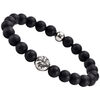 Bracelets Sixtystones Bracelet Boules Noir Onyx Pierres -Large-20cm