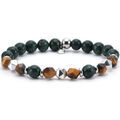 Bracelets Sixtystones Bracelet Perles Rondes Pierres -Medium-18cm