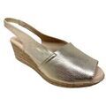 Chaussures Eva Frutos Sandale femme 300 dor&eacute;e Argent&eacute;