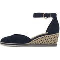 Chaussures d&eacute;contract&eacute;es femme sur Grenoble : Espadrilles Tamaris Femme Chaussures, Espadrillas en daim, Talon compens&eacute; - 22309 Bleu