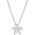 Collier Lotus Collier Silver &eacute;toile Blanc