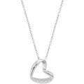 Colliers sur Grenoble : Collier Lotus Collier Silver coeur torsad&eacute; Blanc
