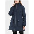 Manteau Kebello Parka Mi Longue F, Marine