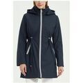 Manteau Kebello Parka Mi Longue F, Marine