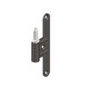 Paumelles universelles bcp nf m&acirc;le bois bcp nf gauche + fourreau blanc 130 x 43 mm 1 pi&egrave;ce(s) - monin