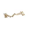 Entreb&acirc;illeurs chain 1 pi&egrave;ce(s) entreb&acirc;illeur de porte &agrave; vis dor&eacute; entreb&acirc;illeur de s&eacute;curit&eacute; pour porte chain 175 mm - dor&eacute; manuelle - socona