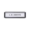 Porte-&eacute;tiquette lir 1 pi&egrave;ce(s) porte-&eacute;tiquette lir 93 x 26 mm - noir - socona