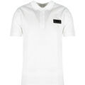 Polos sur Grenoble : Polo Les Hommes LKT500 731U | Slim Fit Pique Polo with Metal Logo