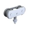 MANTION SAS Montures pour portes &agrave; d&eacute;placement lat&eacute;ral et pliantes s&eacute;rie 3530 monture pivotante r&eacute;glable galets delrin vis m10 1 bo&icirc;te(s) de 2 pi&egrave;ce(s) - mantion