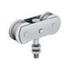 MANTION SAS Montures pour portes &agrave; d&eacute;placement lat&eacute;ral et pliantes s&eacute;rie 5040 monture pivotante r&eacute;glable galets delrin vis m12 1 bo&icirc;te(s) de 2 pi&egrave;ce(s) - mantion
