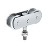 MANTION SAS Montures pour portes &agrave; d&eacute;placement lat&eacute;ral et pliantes s&eacute;rie 5040 monture pivotante r&eacute;glable galets acier vis m12 1 bo&icirc;te(s) de 2 pi&egrave;ce(s) - mantion s