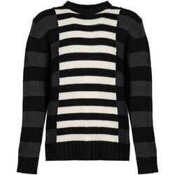 Pull Les Hommes LLK113-654U | Wool Stripes Round Neck Jumper