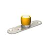 Guides bas pour portes pliantes s&eacute;rie 5040 guide &agrave; olive u 30 x 30 mm platine &agrave; visser 1 pi&egrave;ce(s) - mantion sas