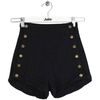 Short Current Elliott Mini short en coton noir