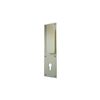 Poign&eacute;es sur plaque pour porte pali&egrave;re poign&eacute;e pali&egrave;re 120/250x70x2 p. f. trou de cyl. alu. argent 1 pi&egrave;ce(s) - duval