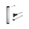 Ferme-portail hydraulique verticlose 1 pi&egrave;ce(s) ferme-porte utilisation ext&eacute;rieur - argent - locinox