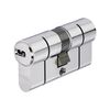 ABUS FRANCE Cylindre de s&ucirc;ret&eacute; d6 anti-casse nickel&eacute; double 30 x 50 mm 1 blister(s) de 1 pi&egrave;ce(s) standard cylindre double d6 30 x 50 mm 5 cl&eacute;s nickel&eacute; - abus fra