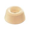 But&eacute;e de porte mod&egrave;le simple 1 sachet(s) de 4 unit&eacute;(s) but&eacute;e de porte �23 x h10 mm - caoutchouc blanc - interges.com