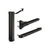 Ferme-porte inox poids 75 kg pour utilisation en exterieur 1 pi&egrave;ce(s) ferme-porte inox poids 75 kg - noir - locinox