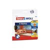 Lot calfeutrage portes/fen&ecirc;tres tesamoll� 5390 tesa 1 carton(s) de 10 pi&egrave;ce(s) calfeutrage portes/fen&ecirc;tres 5390 l9mm xh5,5mm xl6m marron - tesa