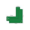 Plaque de montage 901-/ 991 470 gfs 1 pi&egrave;ce(s) plaque montage poign&eacute;e porte eh din�g/d l175xl170mm - gfs