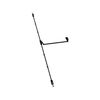 Barre anti-panique isy bar 1 pi&egrave;ce(s) anti-panique isy bar 2 pts haut/bas - zamak noir - jpm