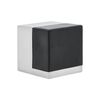 But&eacute;e de sol &agrave; visser zecube 1 pi&egrave;ce(s) but&eacute;e de sol &agrave; visser 40 x 40 x 40 mm - zamak / caoutchouc - interges.com