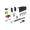 Ensemble saf�-black 1 kit(s) ensemble saf60-195-black pour porte de 21 &agrave; 60 kg maxi - mantion sas